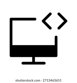 Programmier-Symbol, Vektorsymbol, Entwurfsgrafik