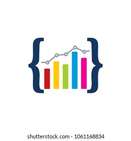 Code Analytic Logo Icon Design