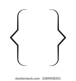 code brackets icon. Thin, Light Regular And Bold style design isolated on white background
