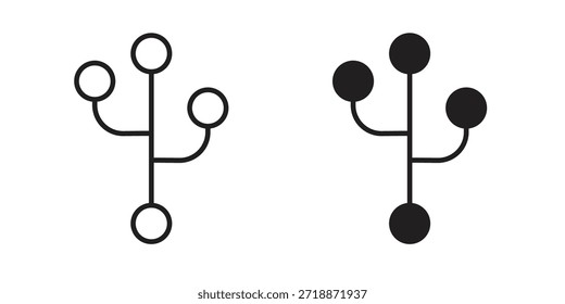 Code branch icons sign vectors. suitable for web, app, infographic, etc