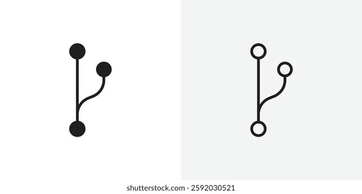 Code branch vectors icons pack for apps and Ui Ux desigs