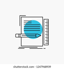 Code, coding, file, programming, script Line Icon