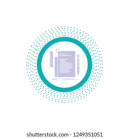 Code, coding, file, programming, script Glyph Icon. Vector isolated illustration