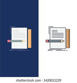 Code, coding, file, programming, script Flat Color Icon Vector