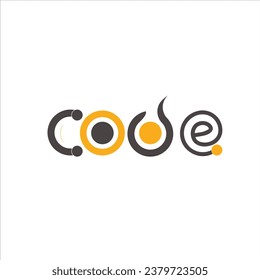 code coffee logo design creative