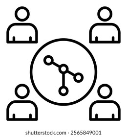 Code Collaboration Icon Element For Design