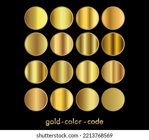 code color    gold color 16P