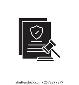 Code of conduct icon Line Art Logo set