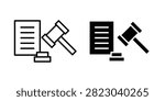 Code of conduct icon solid pictogram pack.