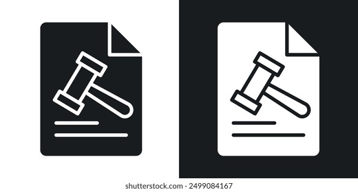 Verhaltenskodex-Symbol im soliden Stil