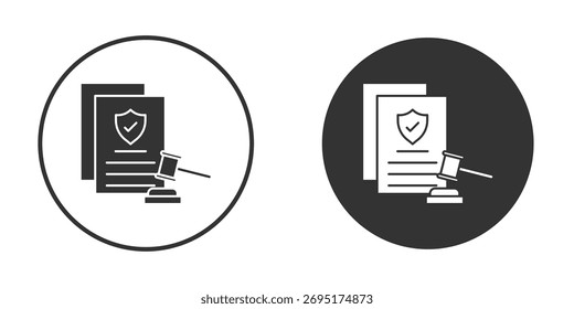 Código de conducta iconos colección. Iconos planos rellenos