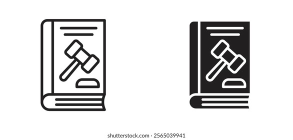 Code of conduct icons in outline and fill. vector illustration for ui.