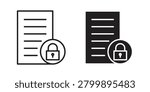 Code of conduct icons vector Collection Clipart Pack. icon with editable line stroke
