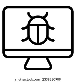 Code Debugging Icon can be used for web, mobile app, infographic, etc