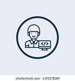 Code developer icon