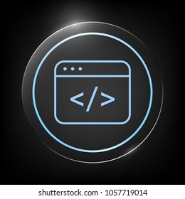 Code editor icon