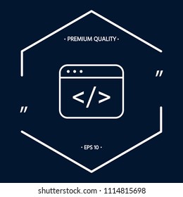 Code editor icon