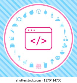 Code editor icon