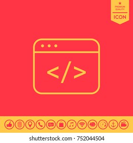 Code editor icon
