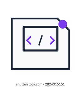 Code Editor Programming Syntax Icon
