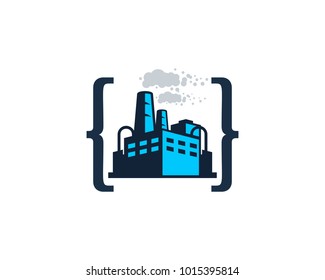 Code Factory Icon Logo Design Element