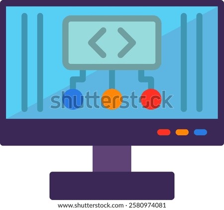 Code Flat Illustration Vector Design