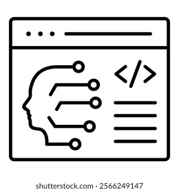 Code Genesis Icon Element For Design