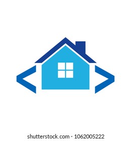 Code House Logo Icon Design