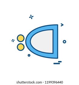 Code icon design vector