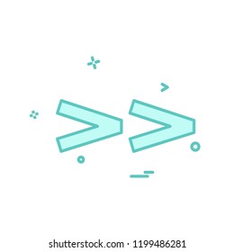 Code icon design vector