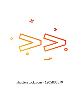 Code icon design vector