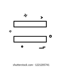 Code icon design vector