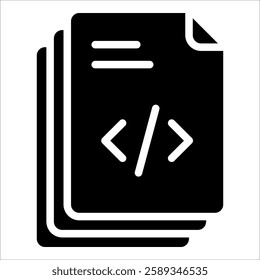 Code Icon Element For Design