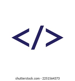 code icon isolated on background