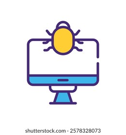 Code icon vector stock illustration