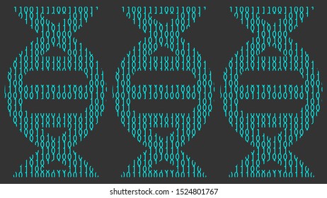 Code of life - DNA molecule vector