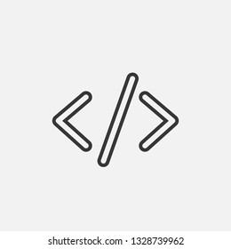 code line icon