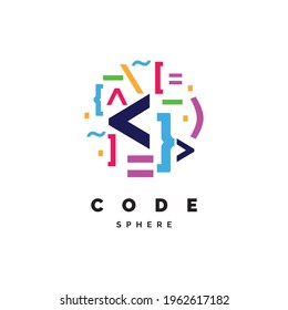 Code logo design symbol inspiration vector template