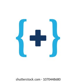 Code Medical Logo Icon Design
