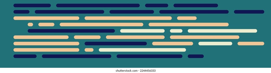 Code on screen vector illustration, flat cartoon coding lines simulation