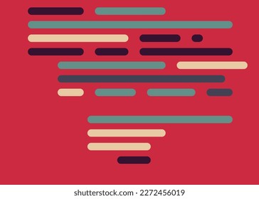 Code on screen vector illustration, flat cartoon coding lines simulation