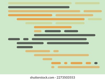 Code on screen vector illustration, flat cartoon coding lines simulation