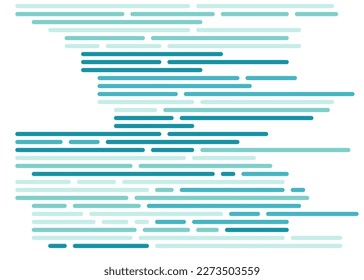 Code on screen vector illustration, flat cartoon coding lines simulation