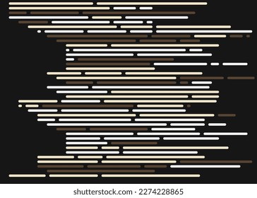 Code on screen vector illustration, flat cartoon coding lines simulation