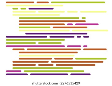 Code on screen vector illustration, flat cartoon coding lines simulation