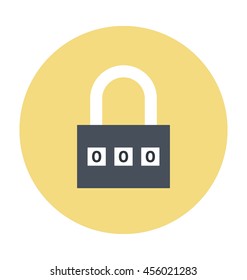 Code Padlock Vector Icon