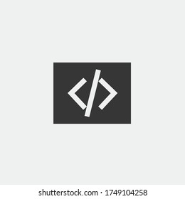 code programming software vector icon
