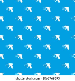 Code reader pattern vector seamless blue repeat for any use