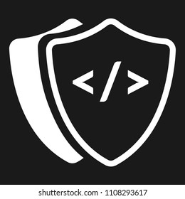 code and shield. security,protect