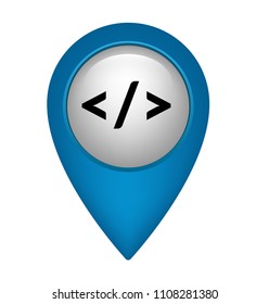 code sign and map pointer